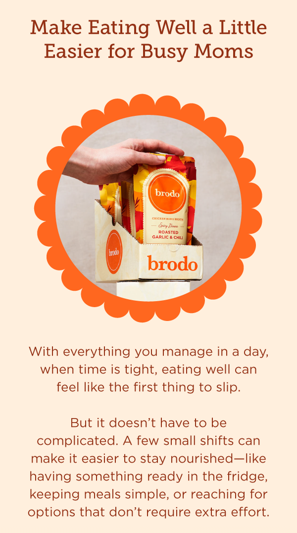 Making eating easy for busy moms