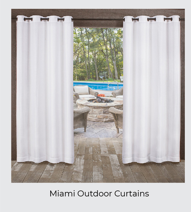 Miami Outdoor Curtains
