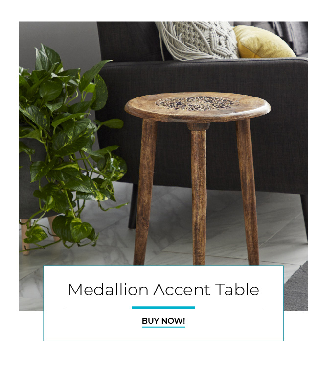 Medallion Accent Table