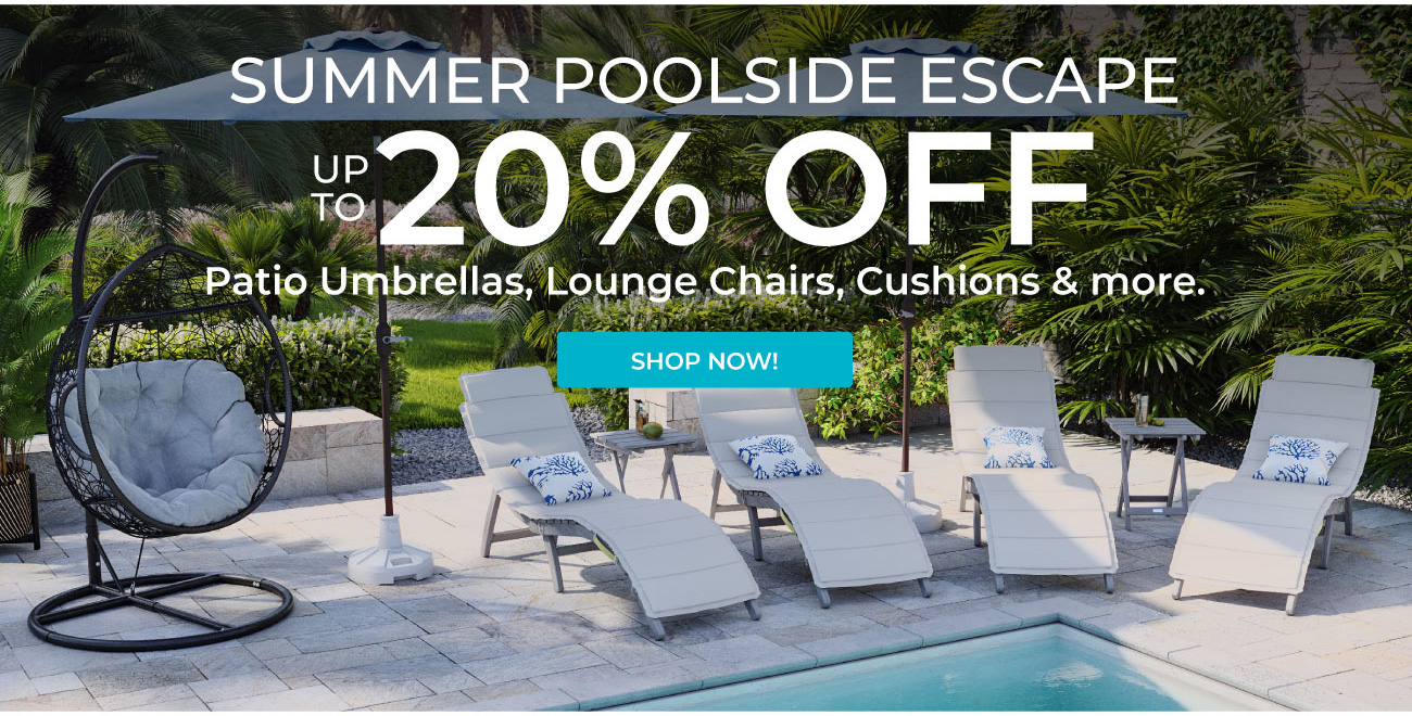 Summer Poolside Escape | Up to 20% Off