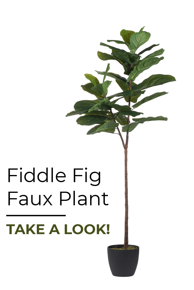 Fiddle Fig Faux Plant