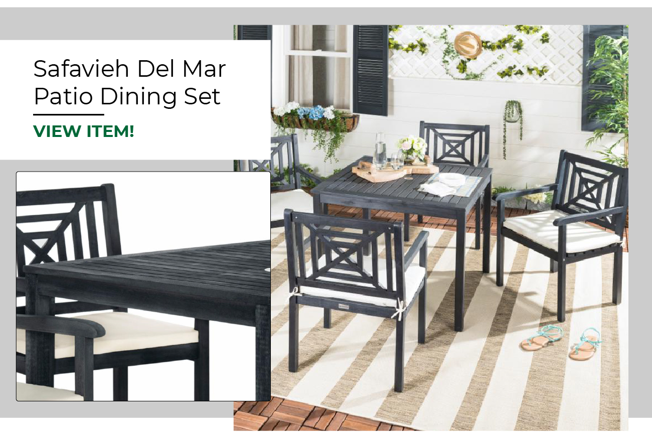 Safavieh Del Mar Patio Dining Set