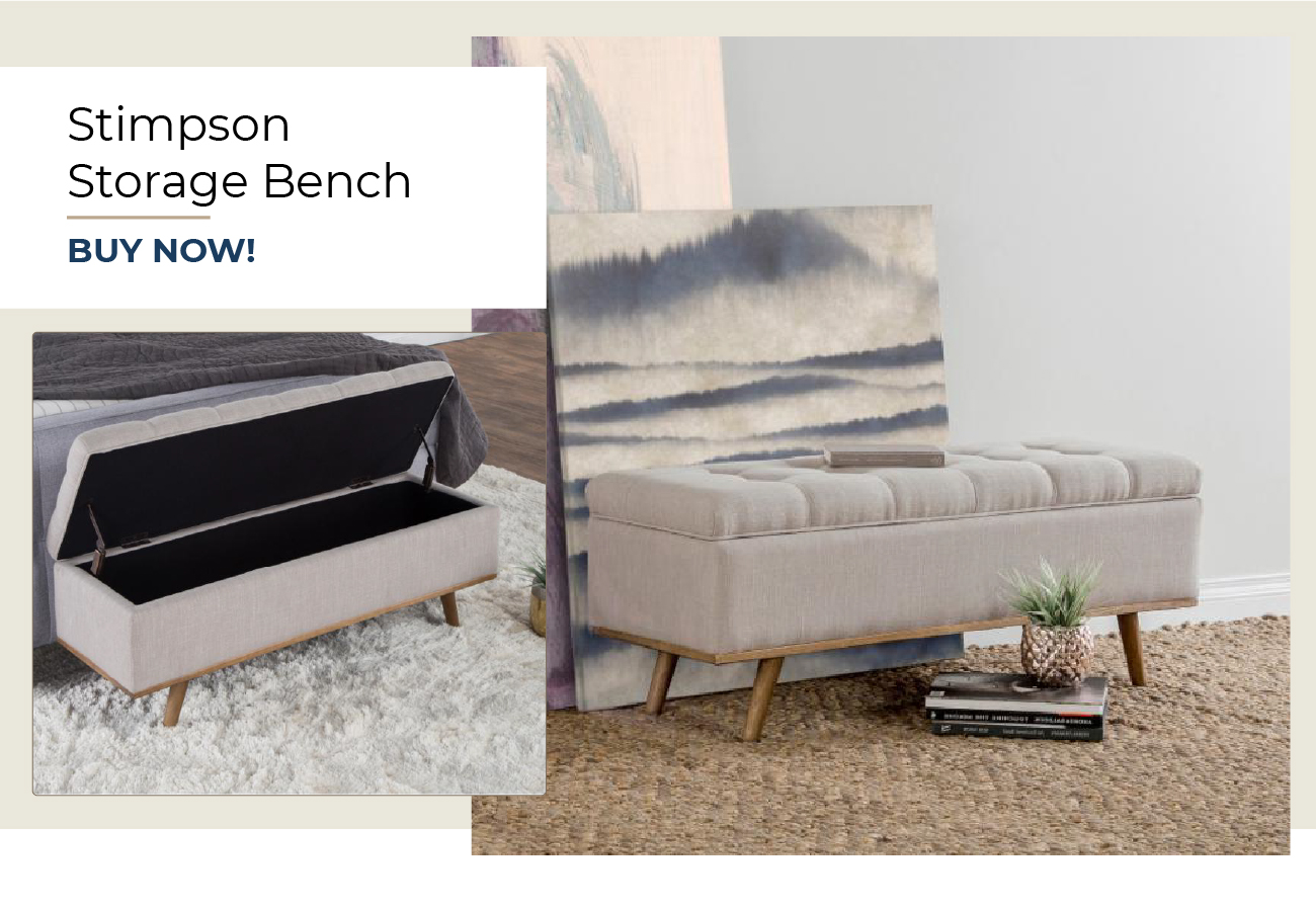 Stimpson Storage Bench