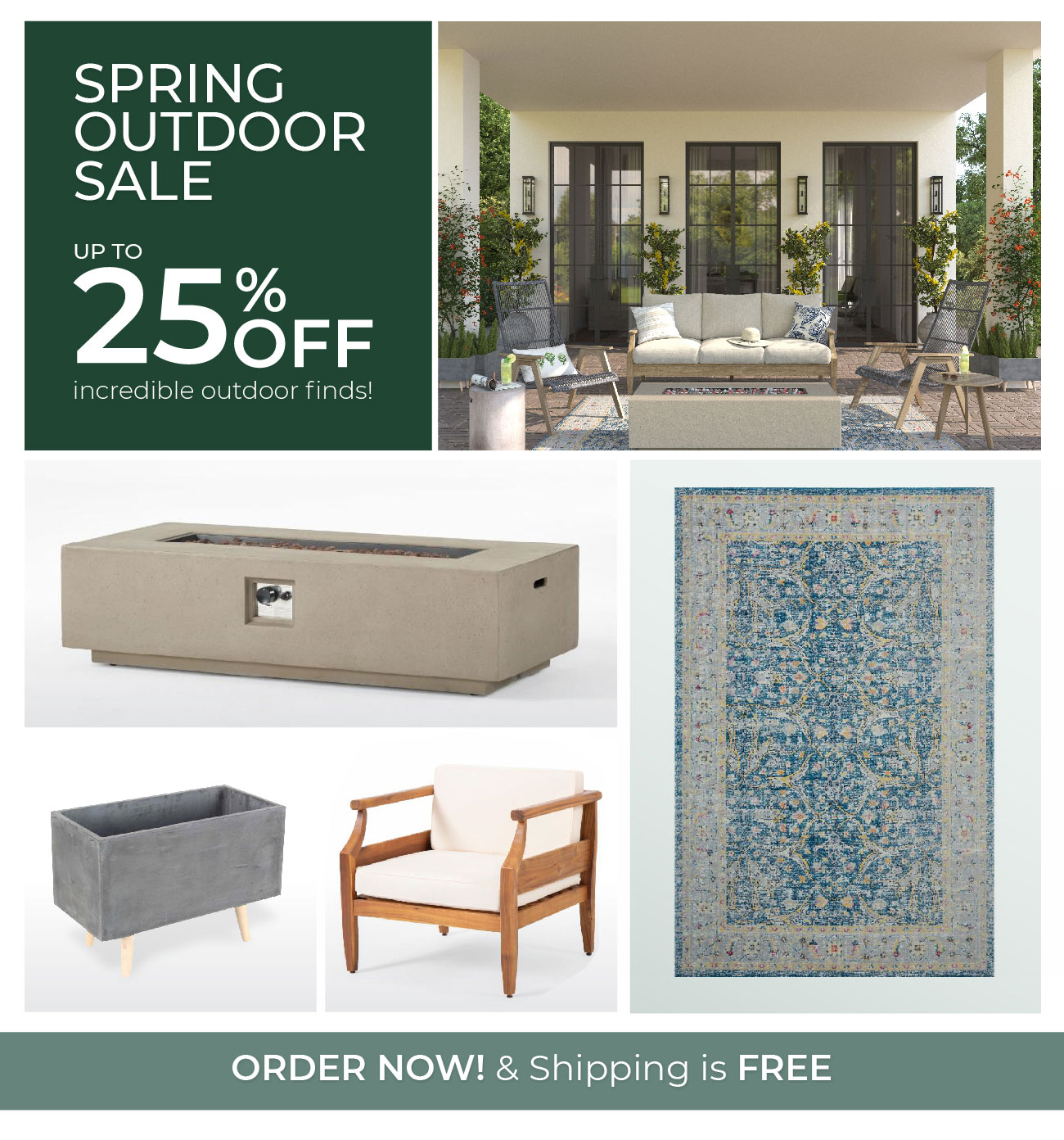 Spring Outdoor Sale