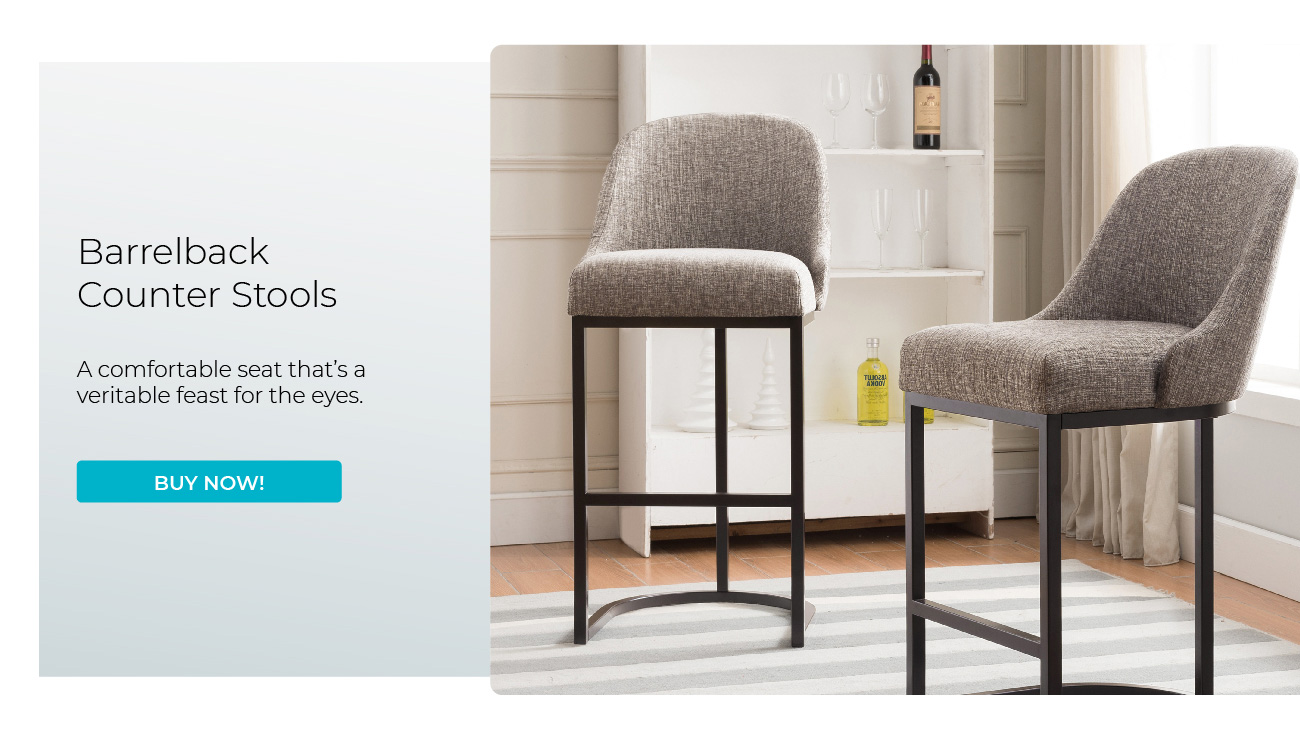 Barrelback Counter Stools