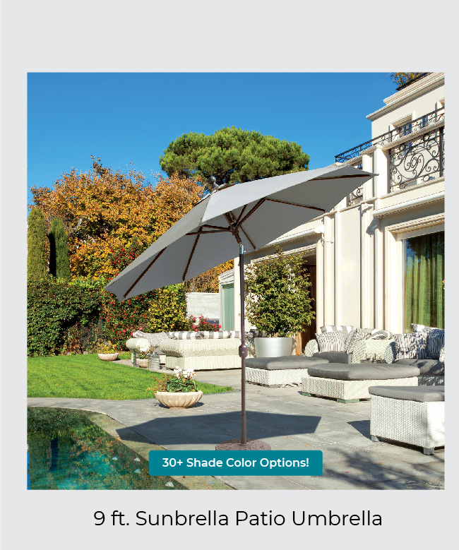 9 ft. Sunbrella Patio Umbrella