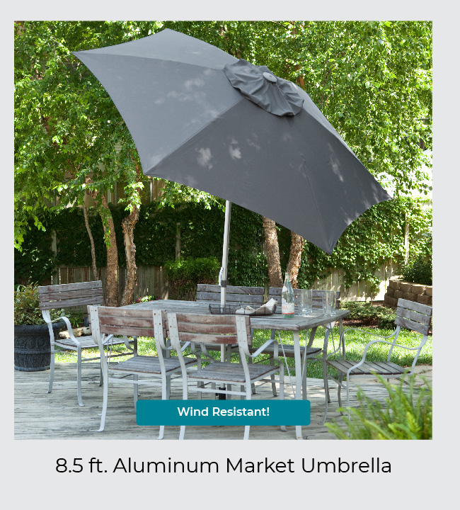 8.5 ft. Aluminum Market Umbrella