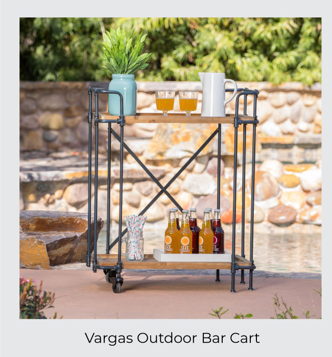 Vargas Outdoor Bar Cart