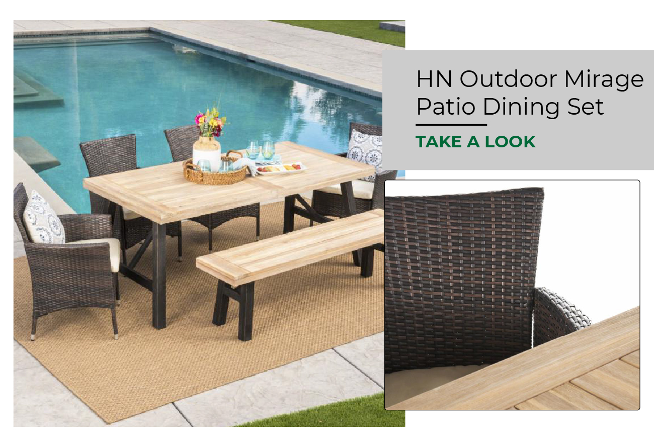 HN Outdoor Mirage Patio Dining Set