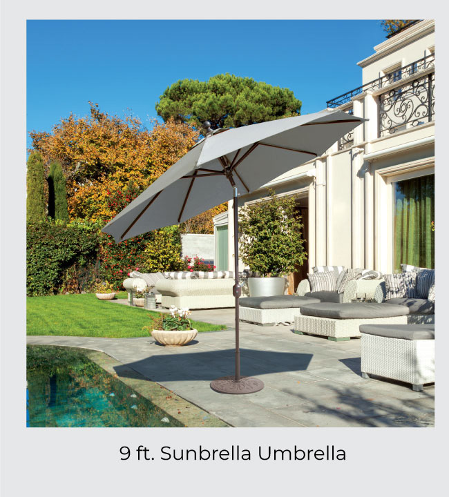 9 ft. Sunbrella Umbrella