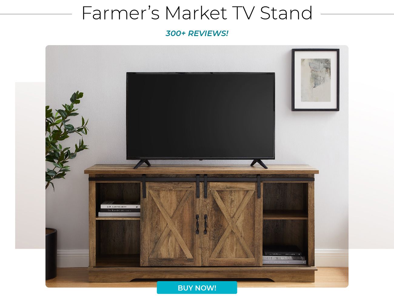 Farmer’s Market TV Stand