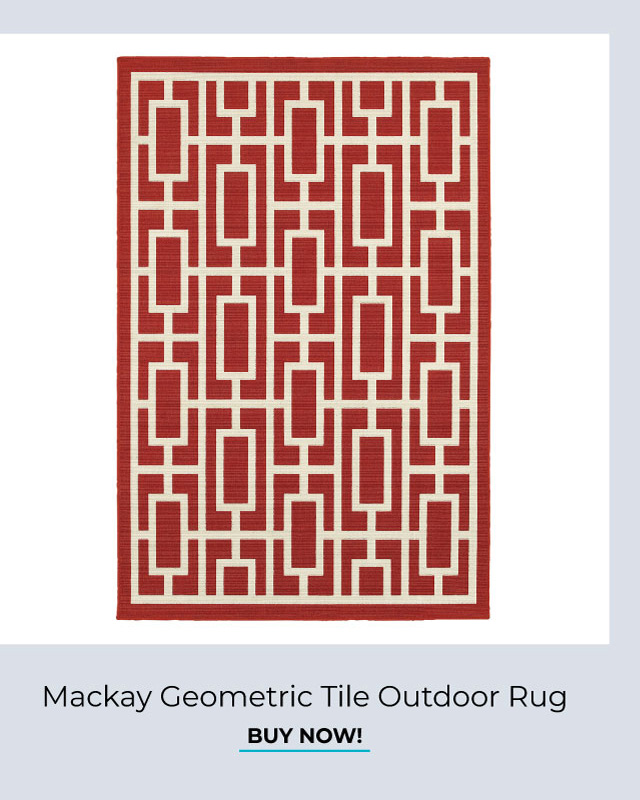 Mackay Geometric Tile Outdoor Rug | Shop Now!