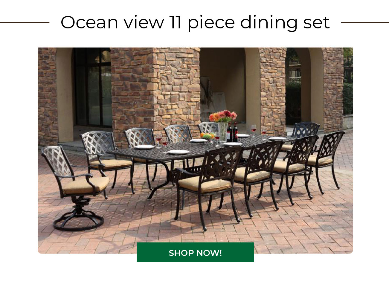 Ocean view 11 piece