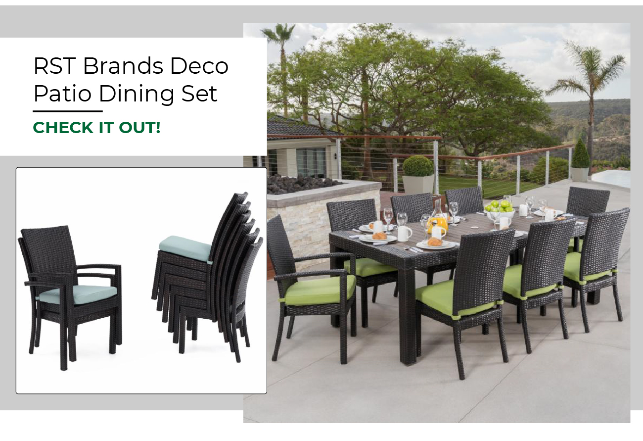 RST Brands Deco Patio Dining Set
