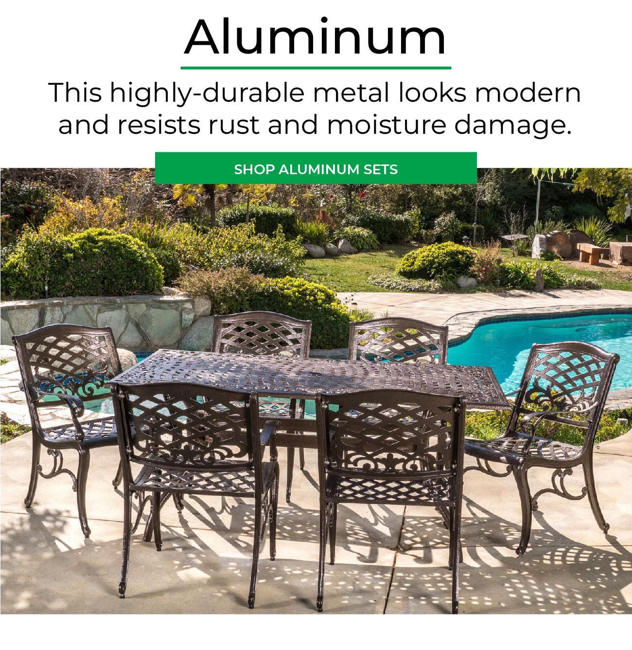 Lowmaintenance patio dining furniture Hayneedle