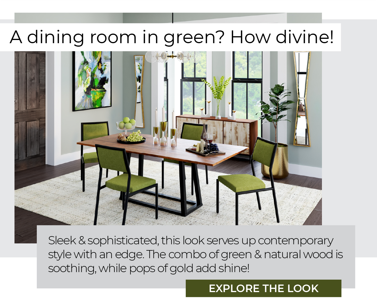 Green Dining Room