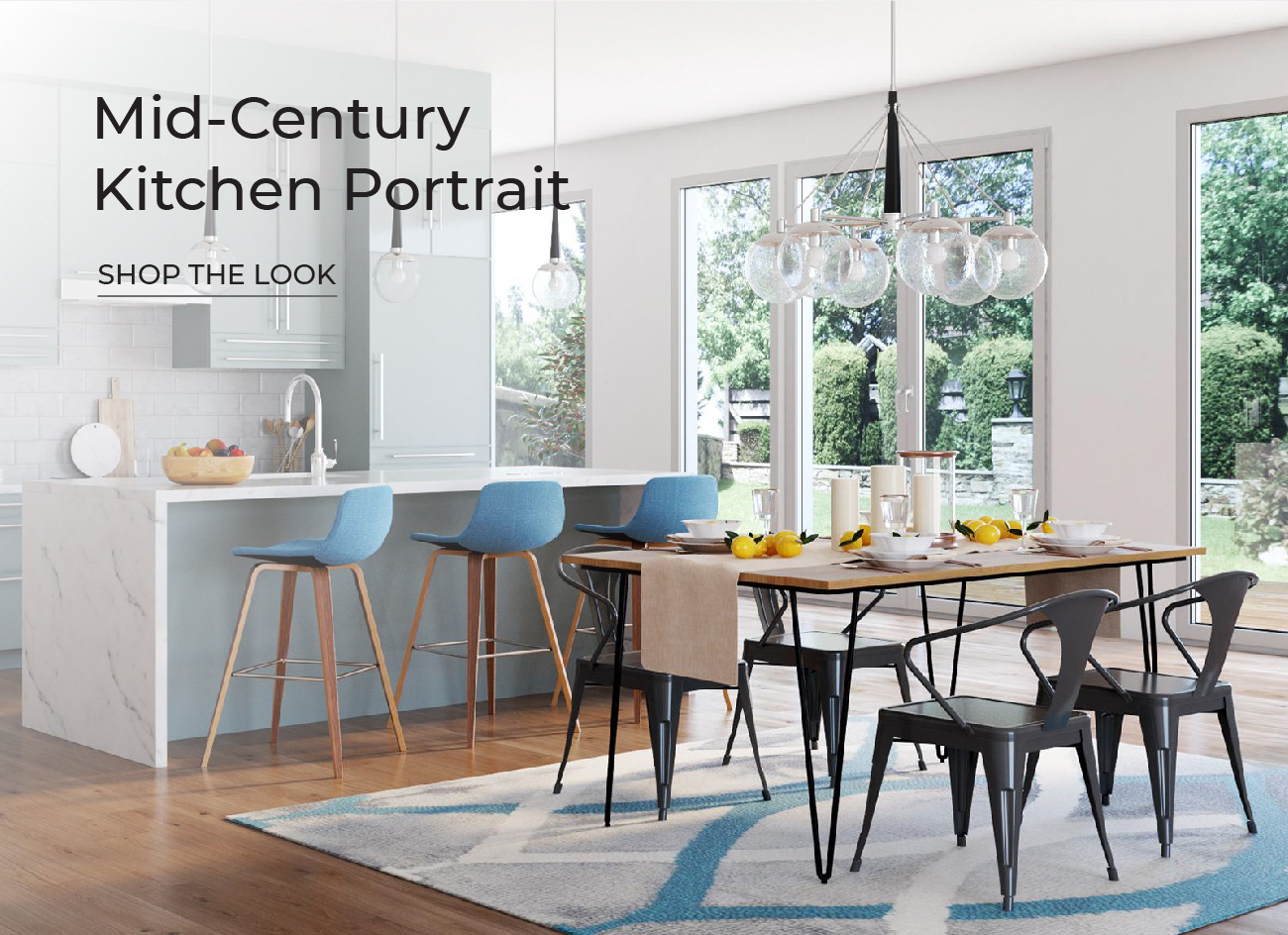 Mid-Century Kitchen Portrait