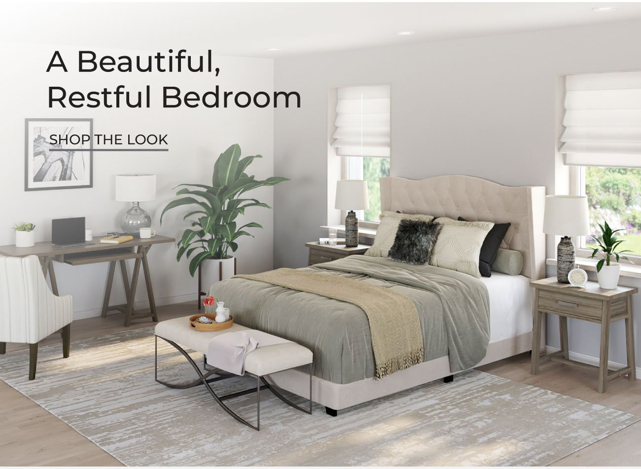 A Beautiful, Restful Bedroom