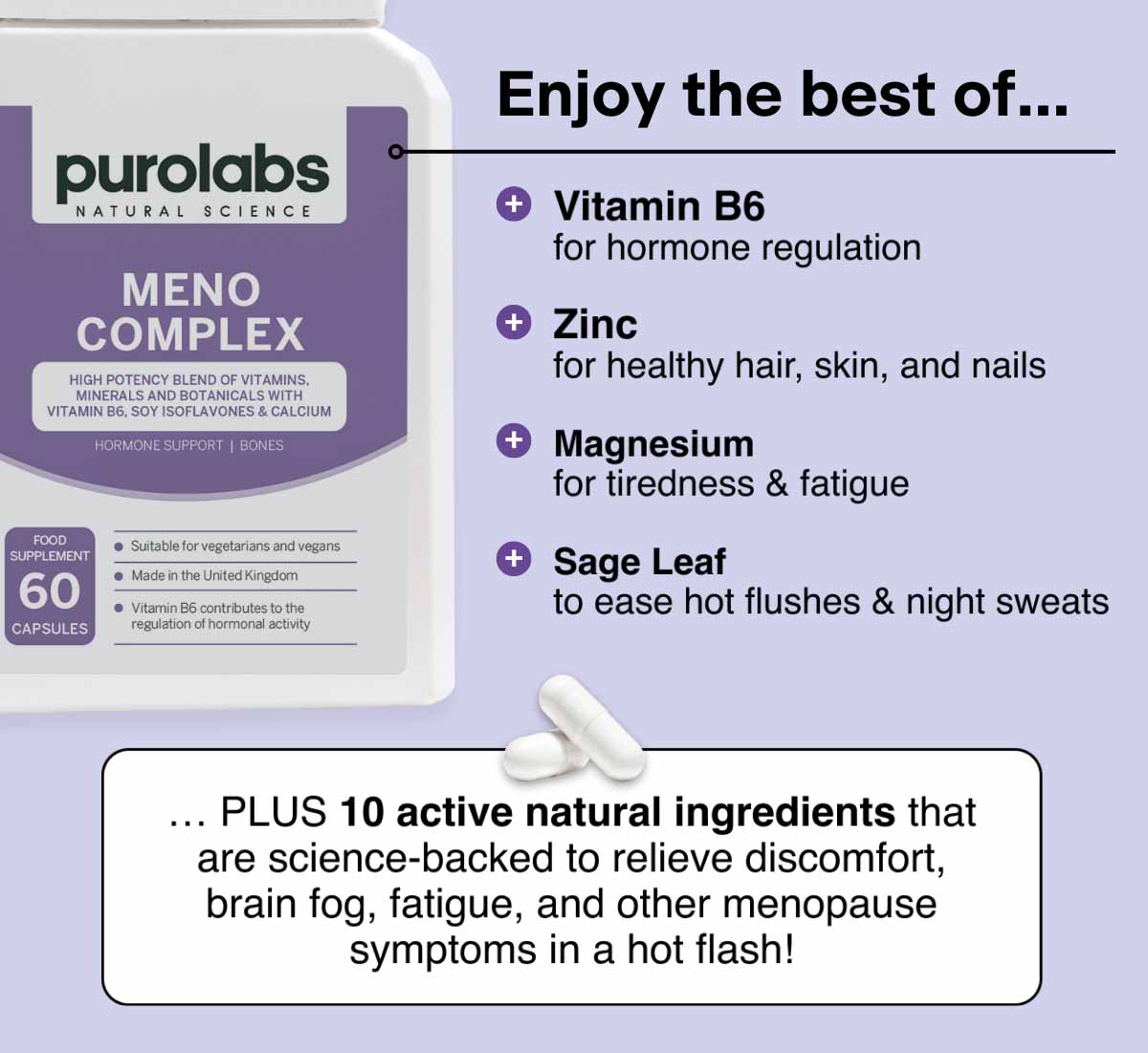 25 OFF Puro Meno Complex 🎉 Purolabs Nutrition