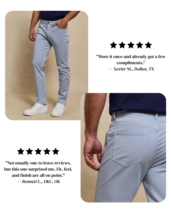 The Flex Terry 5-pocket Pant Reviews