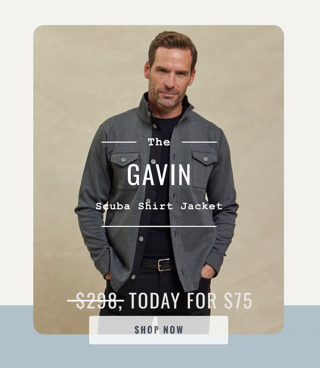 The Gavin Scuba Shirt Jacket 