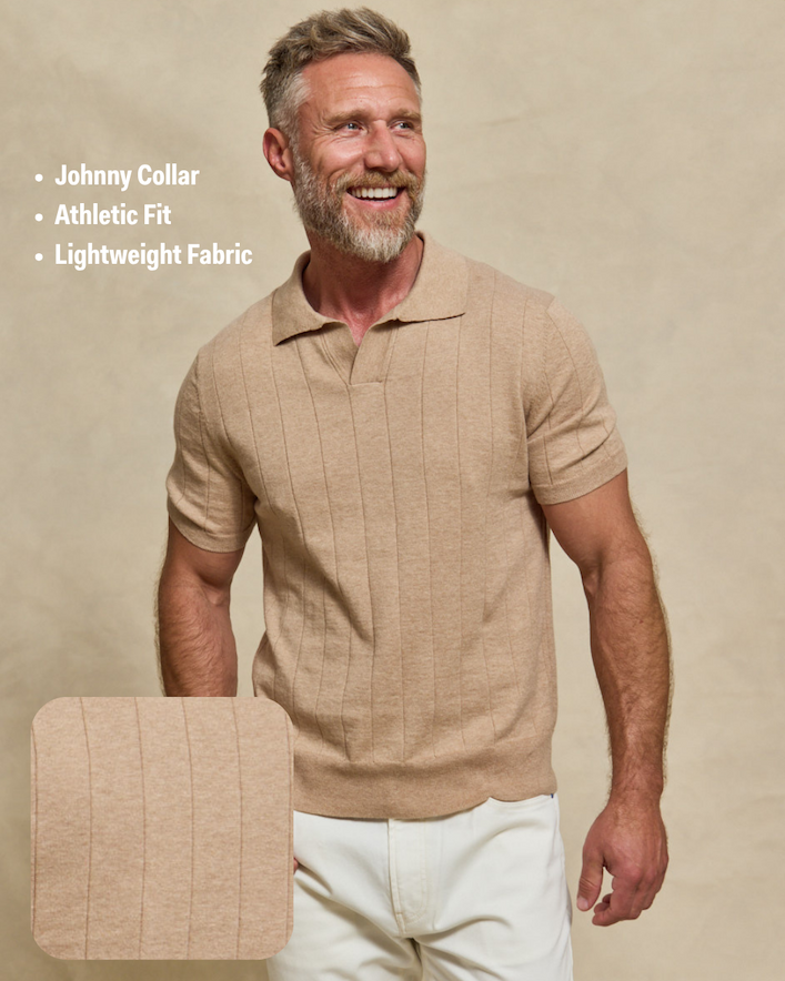 The Pearson Cotton Cashmere Polo 