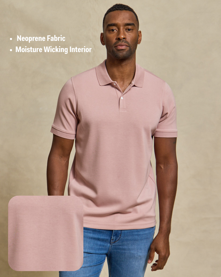 The Holden Sandwashed Double Knit Polo 