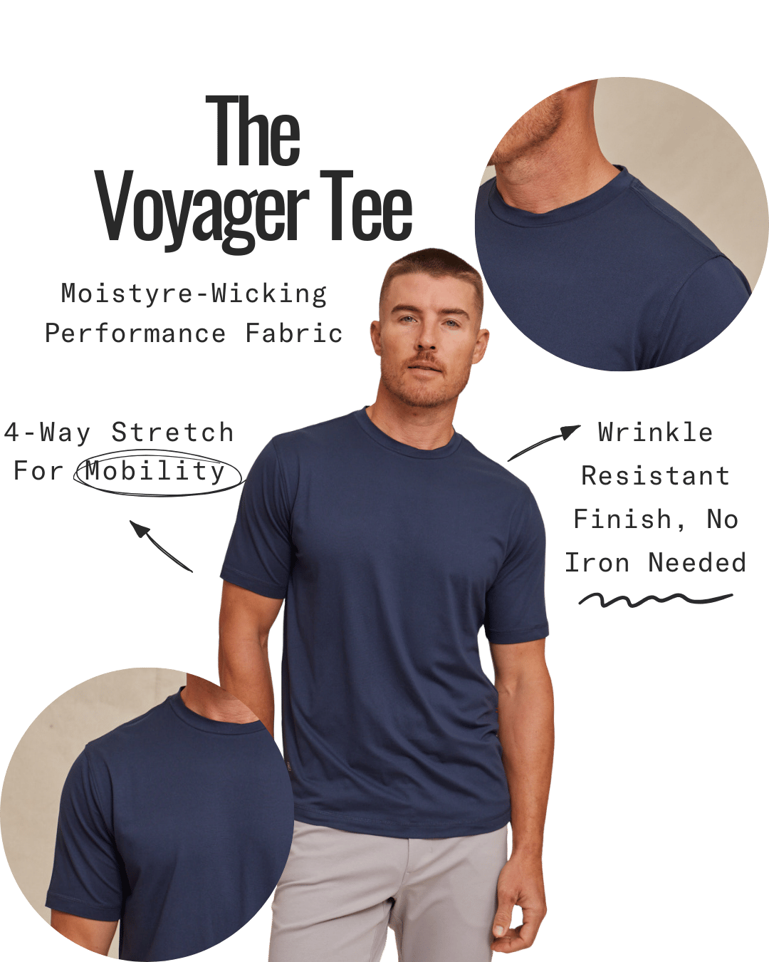 The Voyager Tee Features