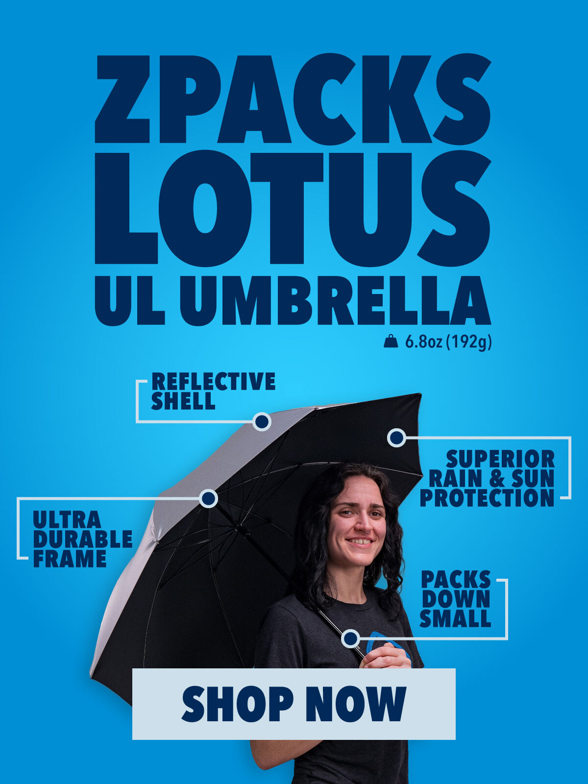 The BEST Backpacking Umbrella Zpacks
