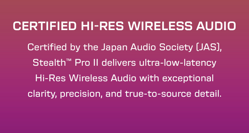 Certified Hi-Res Wireless Audio