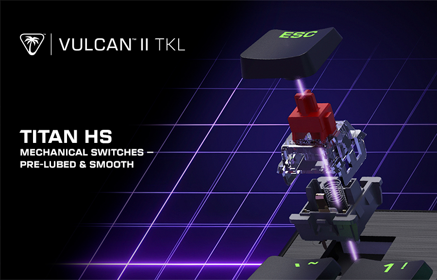 TITAN HS Mechanical Switches – Pre-Lubed & Smooth