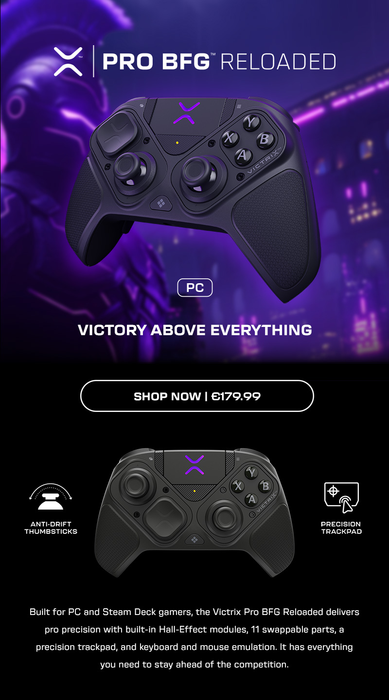 The PC controller built for Victory