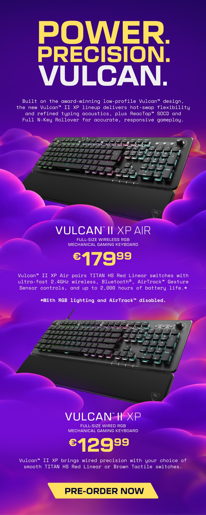 Meet the New Vulcan II XP Lineup