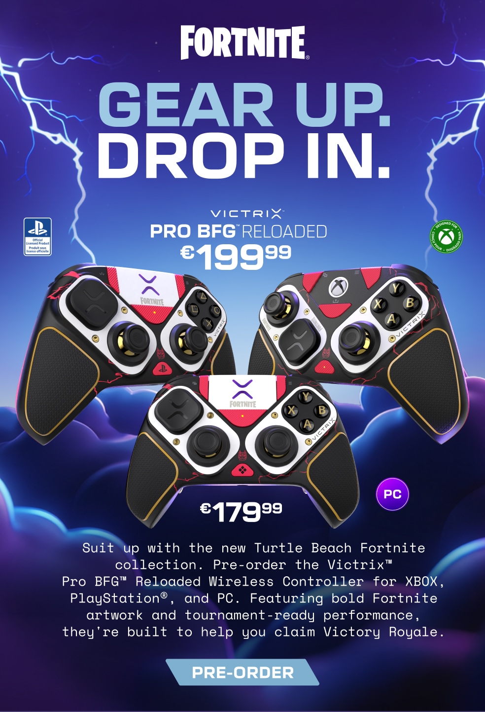 Victrix Pro BFG Reloaded Fortnite