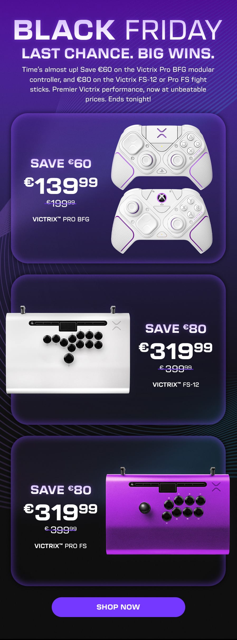 Save up to €80 on elite gear