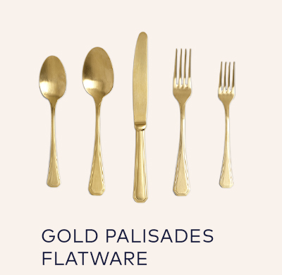 Gold Palisades Flatware