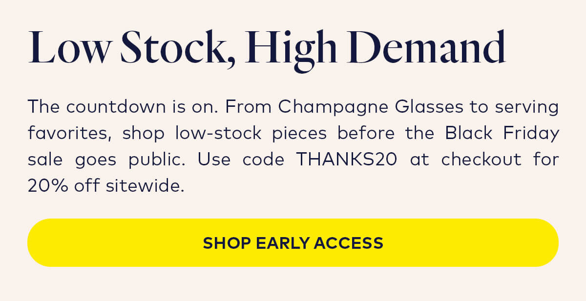 Low Stock, High Demand