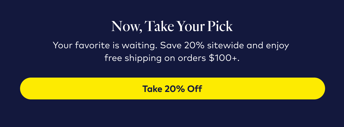 Take 20% Off