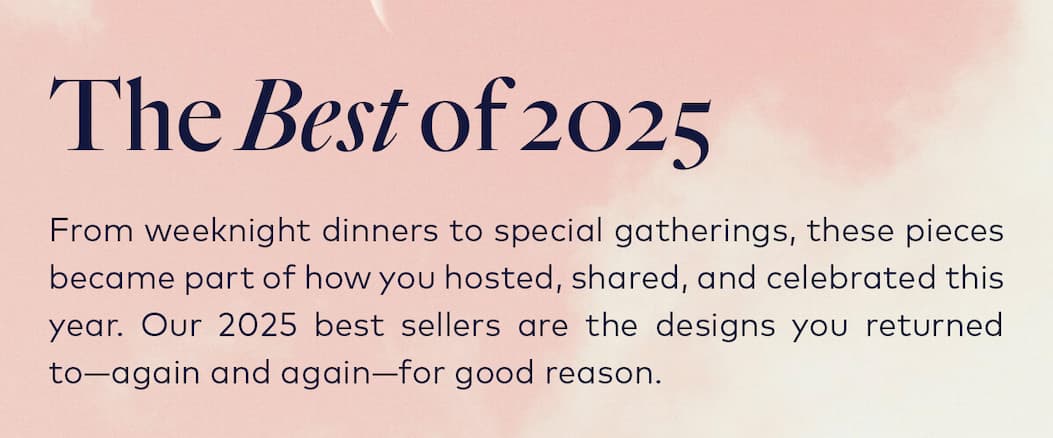 The designs you reached for again and again.