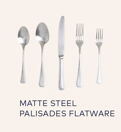 Matte Steel Flatware