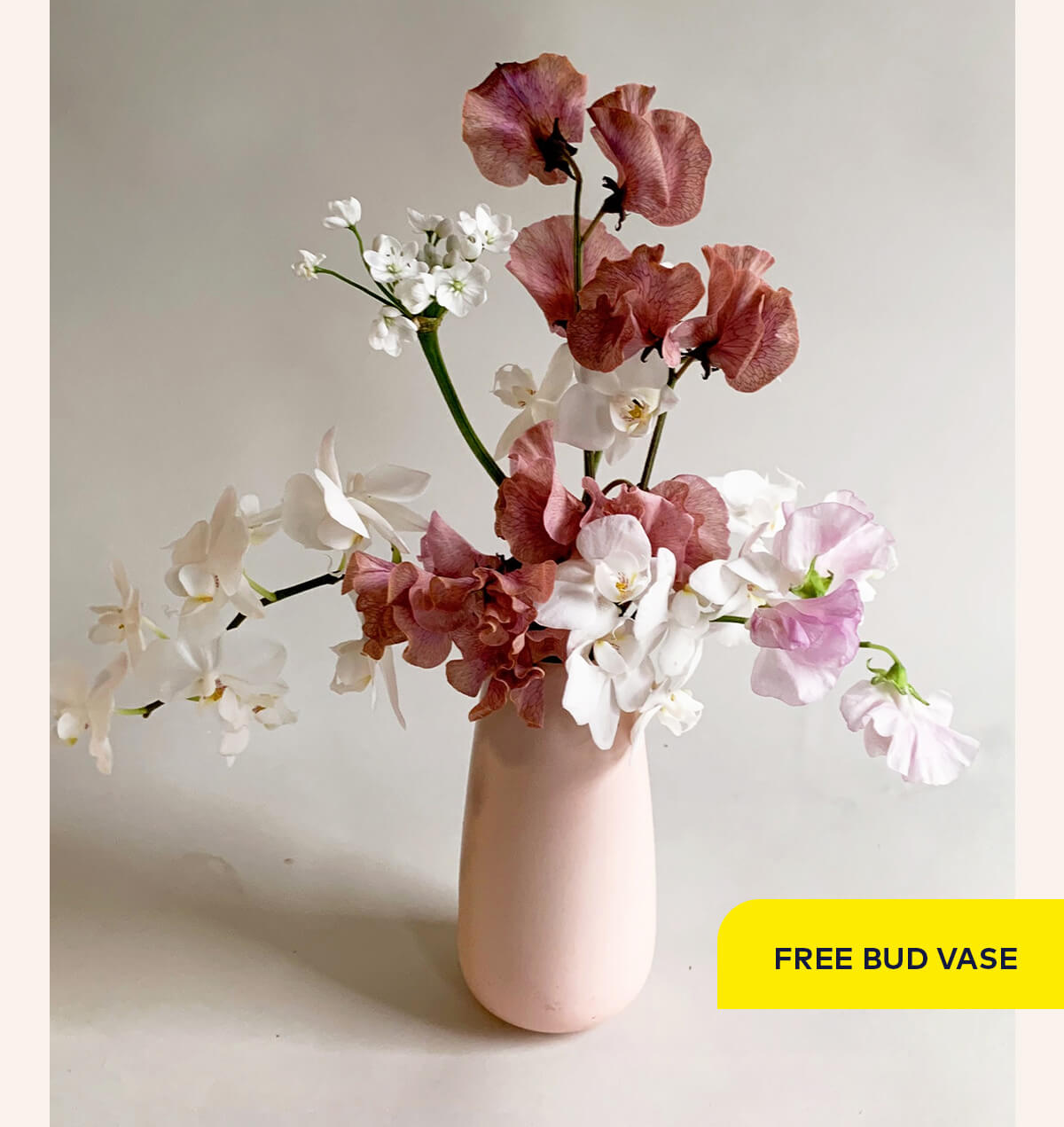 A free Bud Vase, on us.