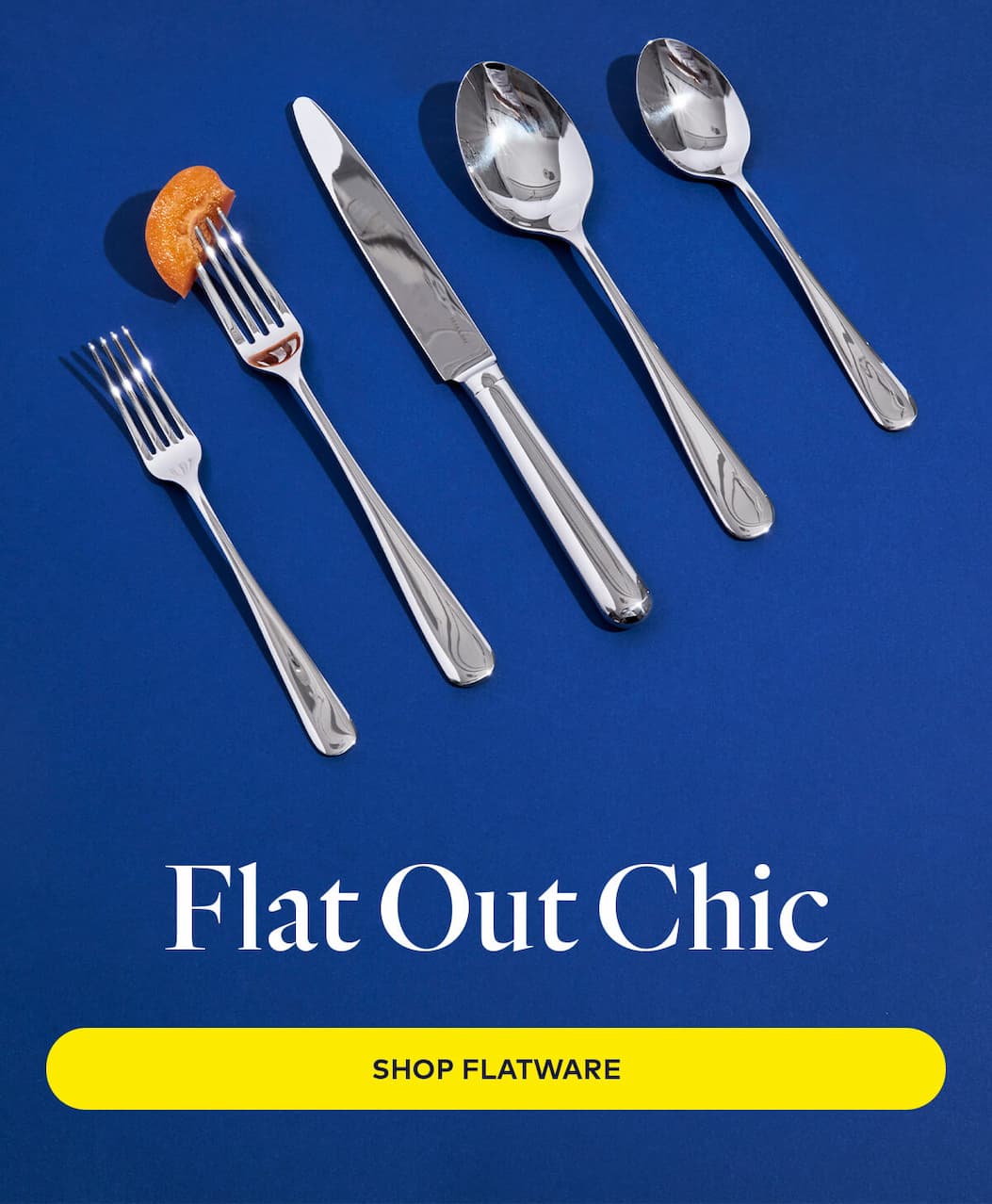 Flatware that speaks for itself.