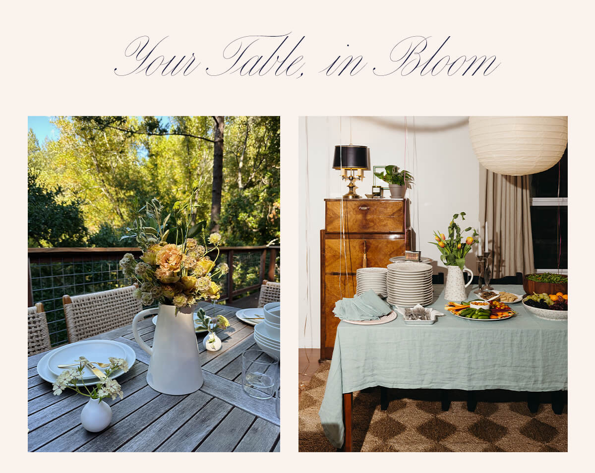 Your Table, in Bloom