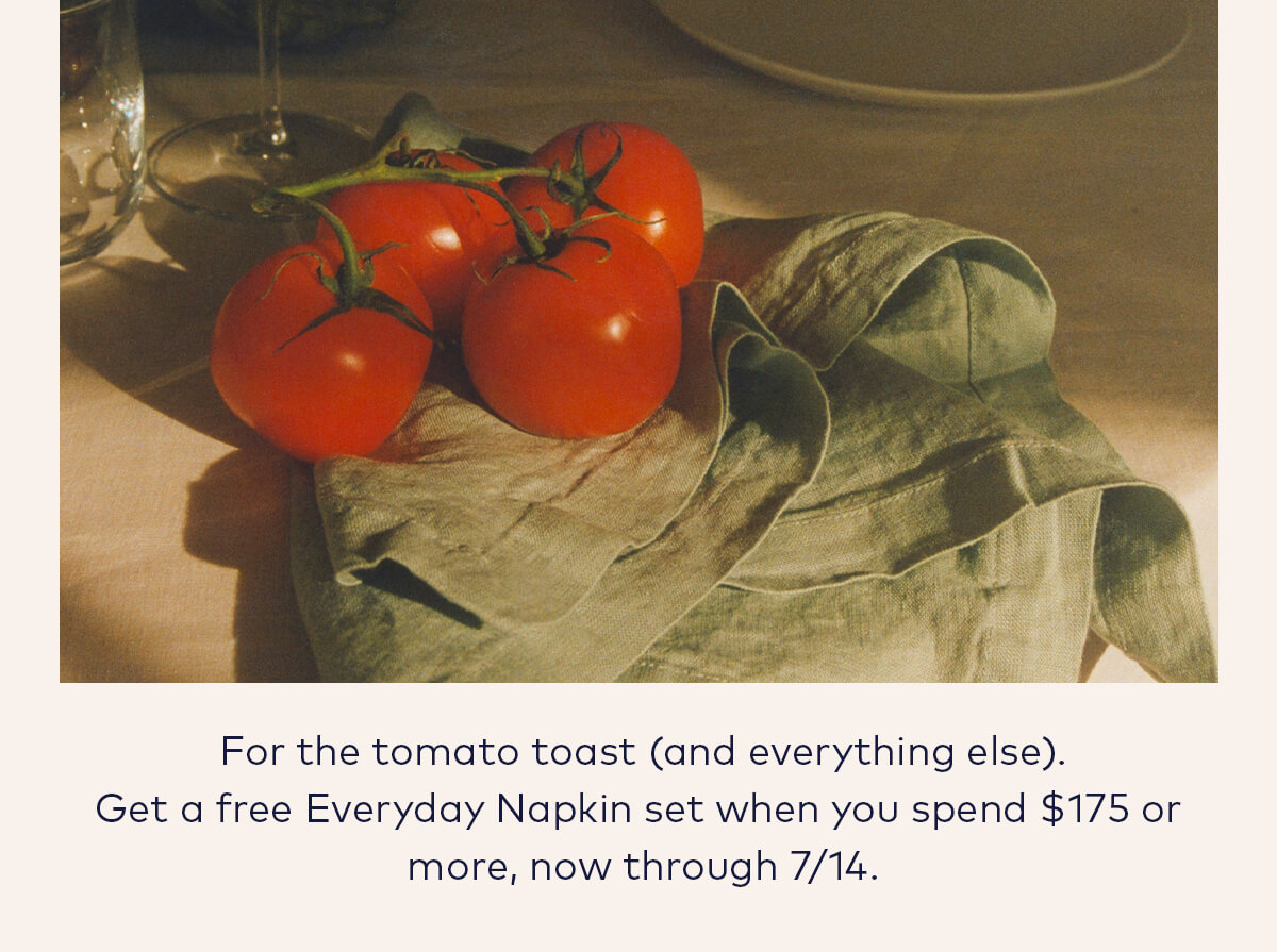 For the tomato toast