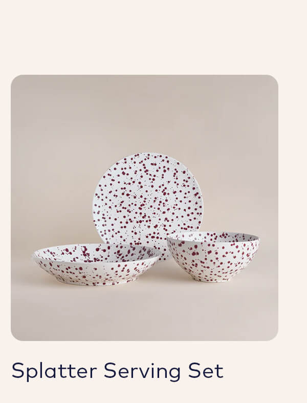 Splatter Serving Set
