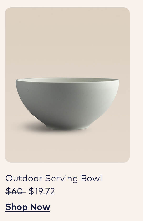 Outdoor Serving Bowl