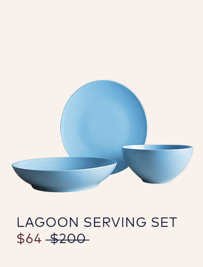 Lagoon Serving Set