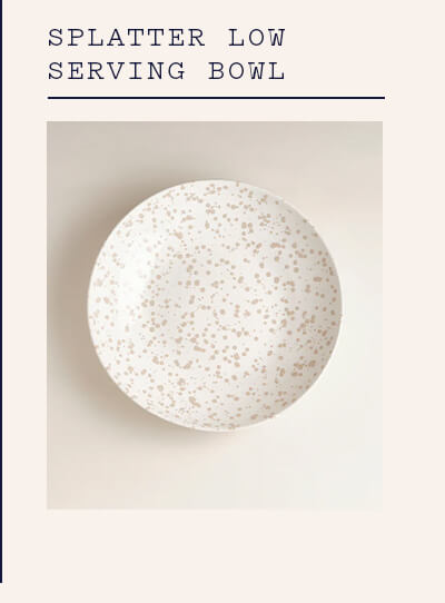 Serving Low Splatter Bowl