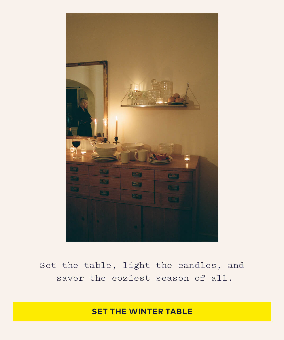 Set the Winter Table