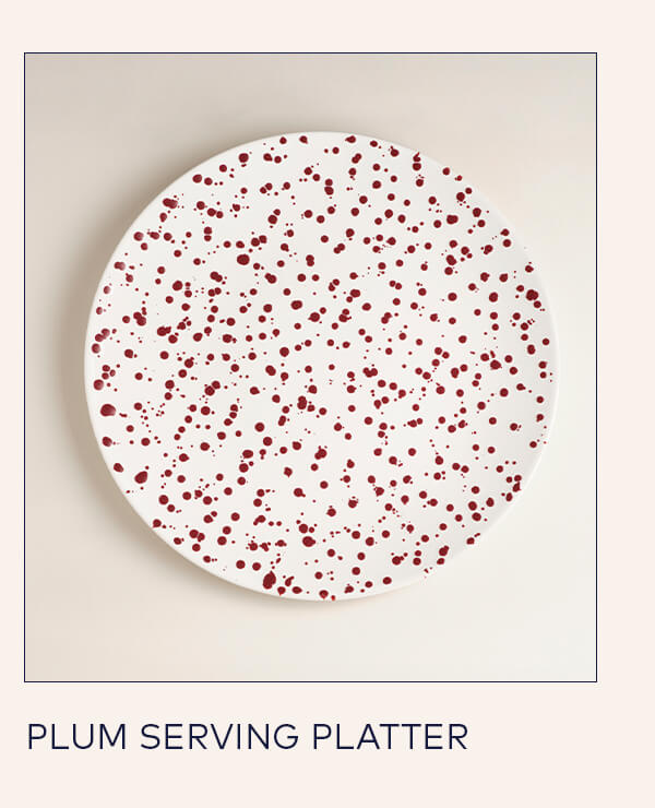 Plum Serving Platter Plum Serving Platter